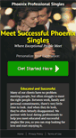 Mobile Screenshot of phoenixprofessionalsingles.com